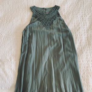 Sage sheath dress